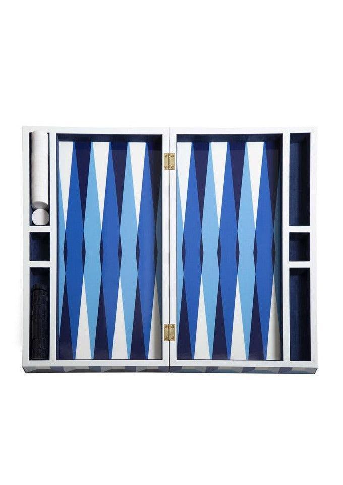  Jeu "Backgammon Sorrento" Bleu