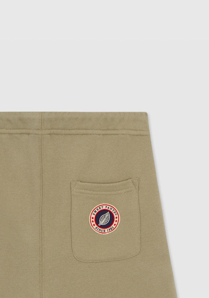 Sage Back Pocket Logo Shorts