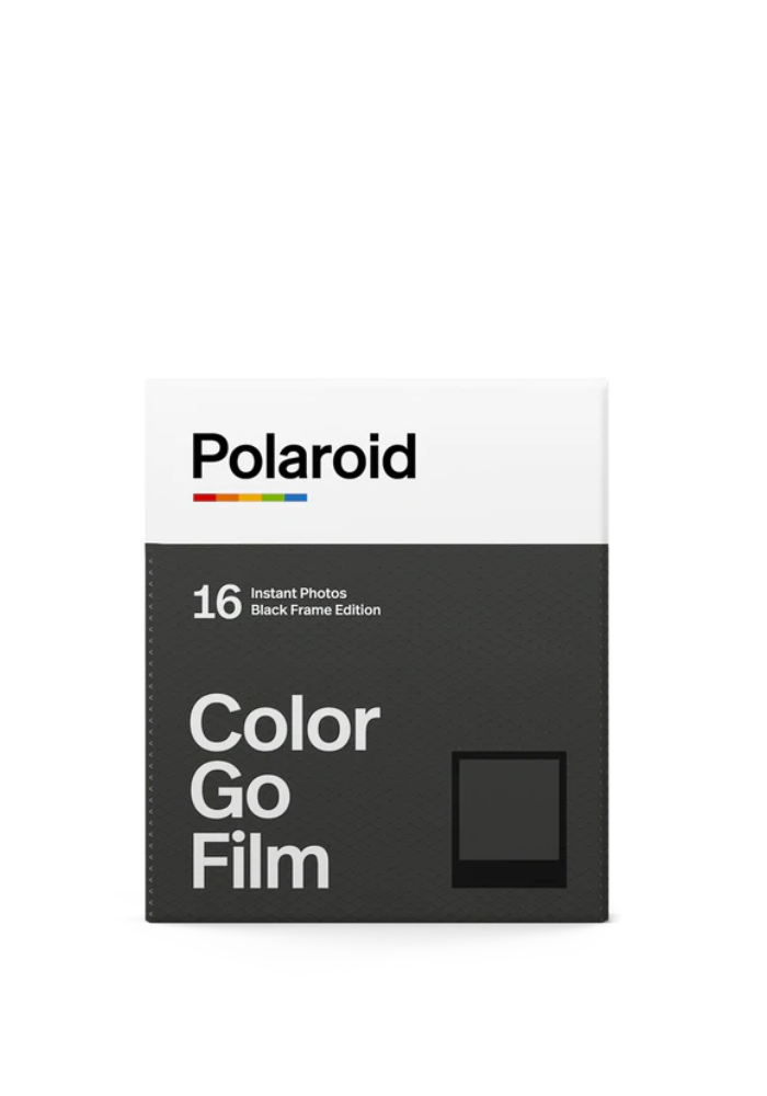 Double pack de 16 films instantanés Polaroid Go cadre Noir