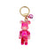 Pink Tie & Dye Teddy Bear Keychain