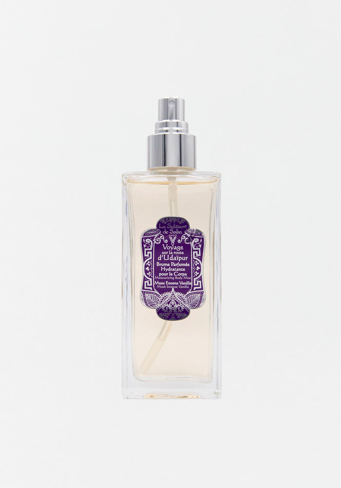 Hydradante Scented Mist "Travel on the Road to Udaïpur - Musk Vanilla Incense" 200ml