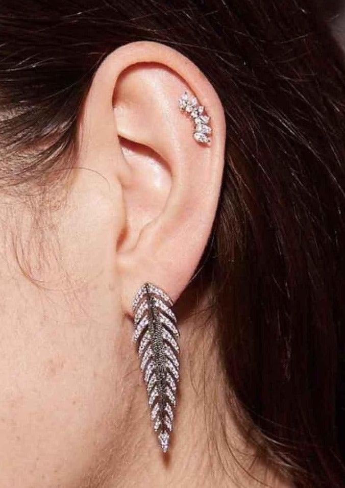  Boucle D'Oreille "Feather"