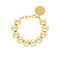 Bracelet Beads Multi Boules Gold