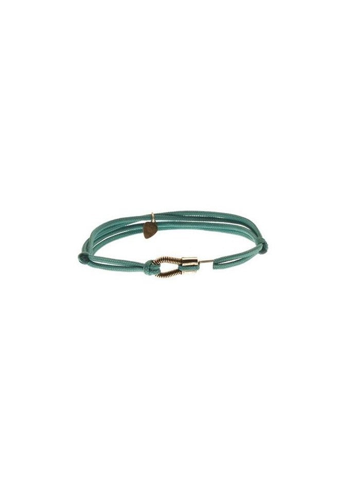  Bracelet "Me" Corde De Basse & Cordon Turquoise