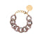 Multi Glitter Flat Chain Bracelet
