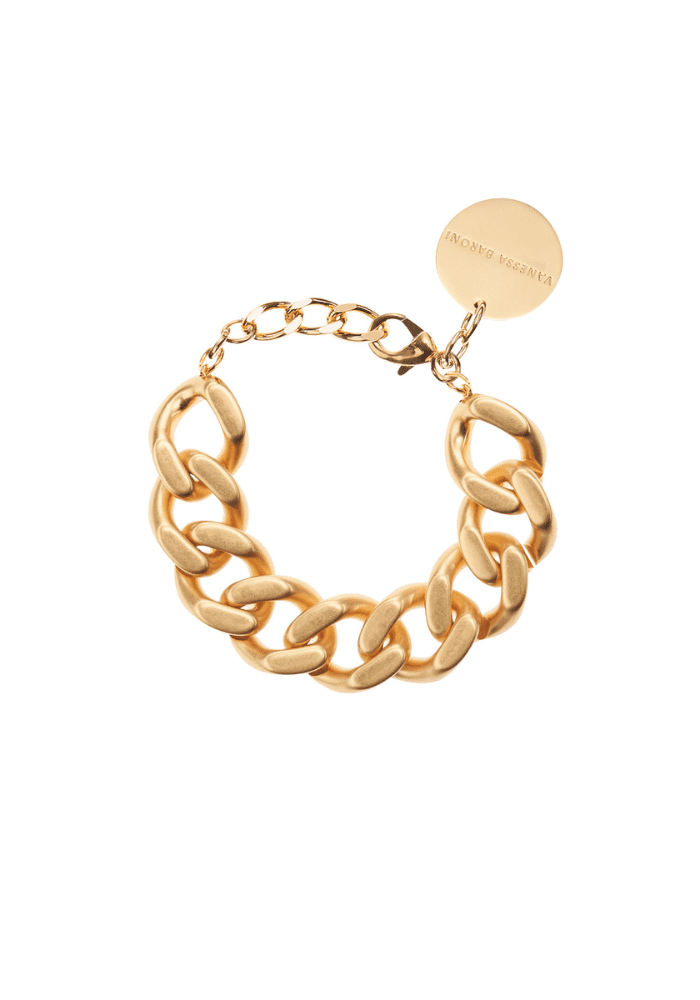 Bracelet Flat Chain Gold Vintage -  Vanessa Baroni
