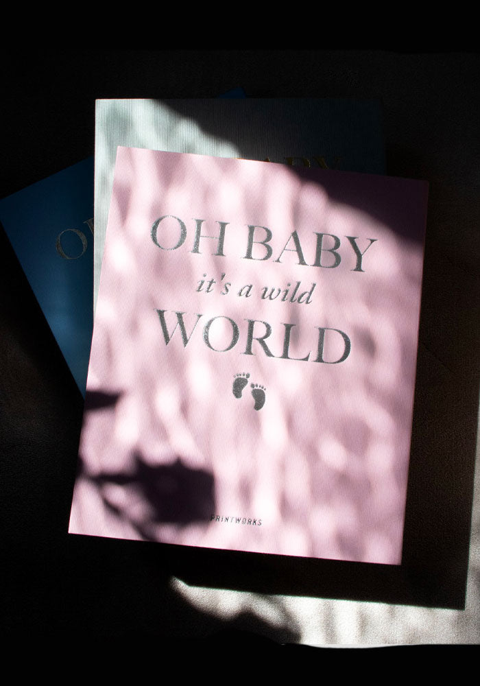 Album Photo "Oh Baby Its A Wild World" Rose - Printworks