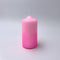 Dip Dye Candle Glitter Pink