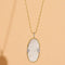 Belize mother-of-pearl long necklace