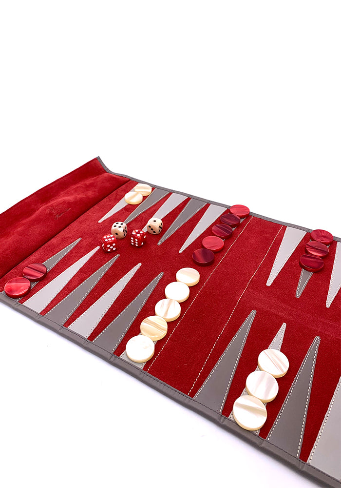 Backgammon Victor De Voyage Scarlet