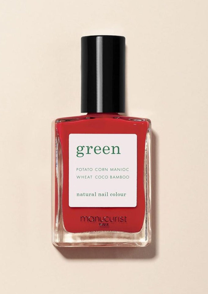  Vernis A Ongles GREEN "Poppy Red"