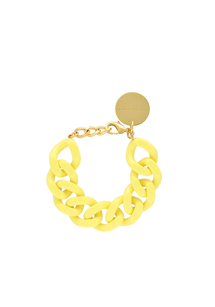 Bracelet "Flat Chain" Yellow