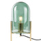 Green Glass Bell Lamp 