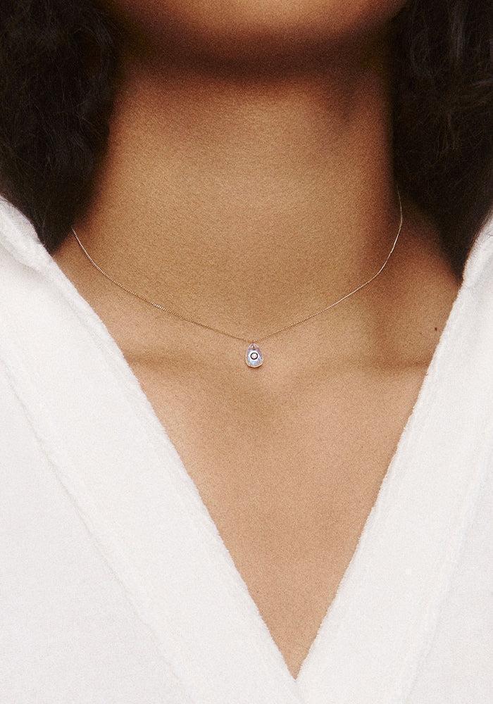 Collier Orso Petit Modèle Quartz Honey - Pascale Monvoisin
