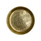 Round Berber Tray In Golden Metal Small Model