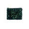 Small Sequin Flat Pouch Green