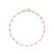 17cm Rose Gold Bracelet - Resin Pearls (Different Colors Available)