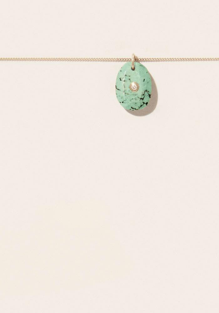 Collier Orso N°1 Turquoise - Pascale Monvoisin