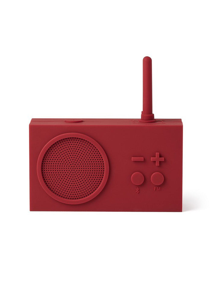 Radio/Enceinte Bluetooth "Tykho 3" Dark Red - Lexon