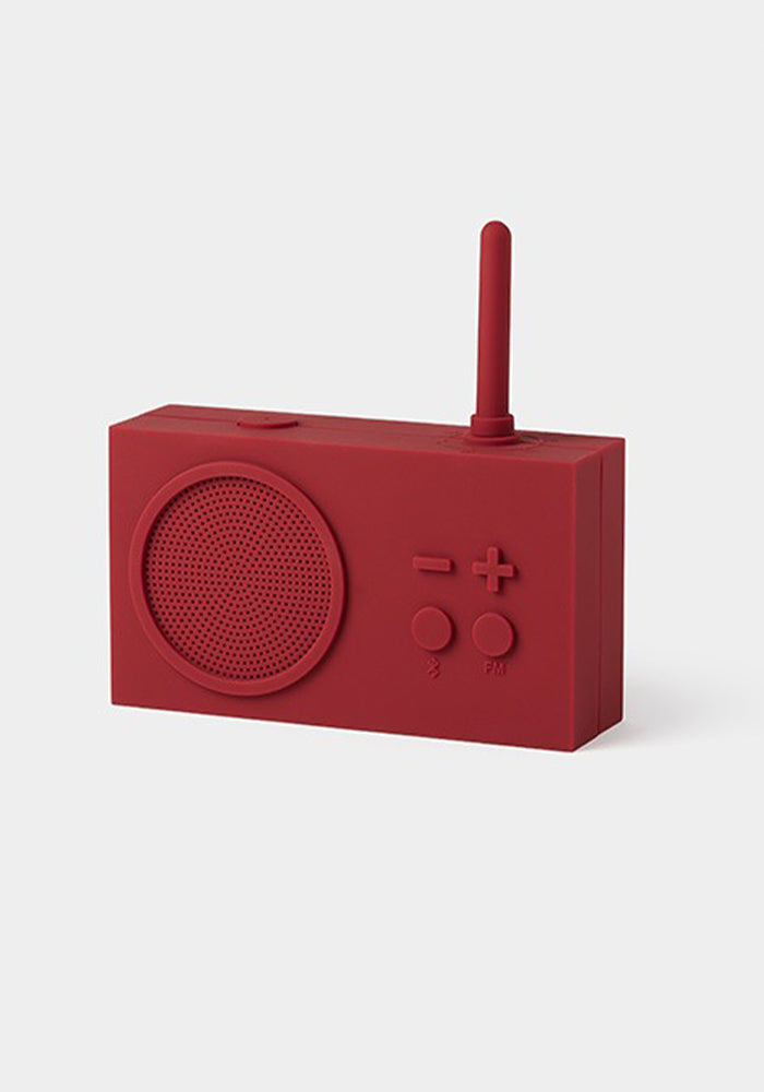 Radio/Enceinte Bluetooth "Tykho 3" Dark Red - Lexon